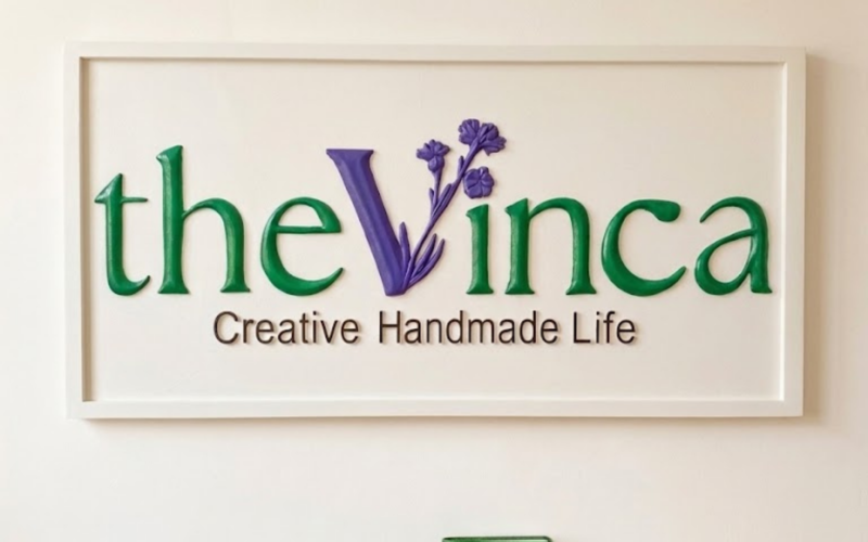 CNC wood logo sign carved on MDF with 1mm ball nose bit